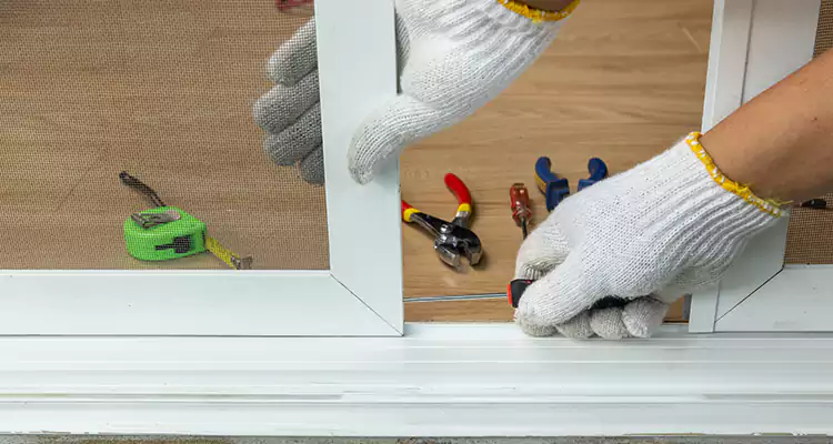 Sliding Glass Door Off Rails Repair in Southchase, FL